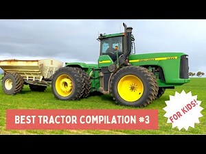 Fun Tractor & Farm Machinery Compilation #3 | Tractor Videos for Kids