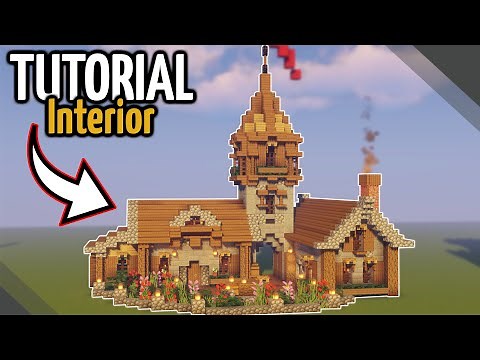 Minecraft: How to Make an Interior in Town Hall (Tutorial)