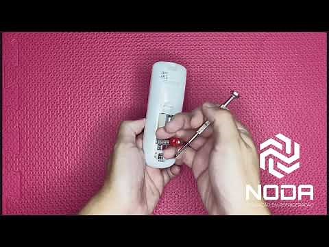 Controle Trane, como mudar de Fahrenheit °F para Celcius °C