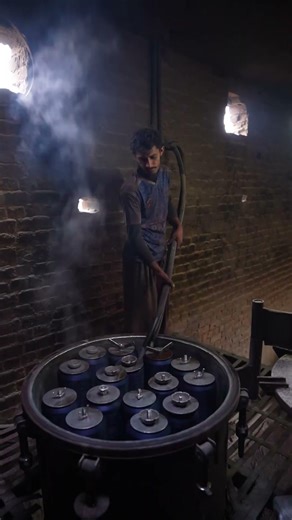 How Threads Are Dyed in Factory | Satisfying Dyeing Process