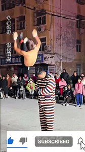 Shirtless Acrobat Does INSANE Flip in Front of Crowd – Pure Skill 😱
