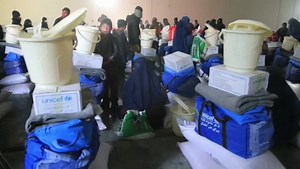 Food distribution in Afghanistan, where 98 percent of the population is malnourished, Kabul, AF - 18 Jan 2022