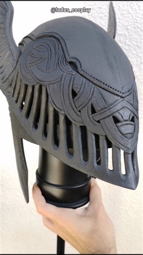 4.1K reactions · 28 comments | Full speed run on one of my favorite costume pieces I've made, Malenia's Valkyrie Helmet from Elden Ring! I made this from EVA foam, covered in Worbla Black Art! I know one can probably 3D printed something like this easily but I had so much fun sculpting all the details! ✨️﫶 . Worbla from @cast4art  . #cosplayersofinstagram #diycrafts #workinprogress #sculpting #eldenring | Lucas Michael Andalis | Facebook