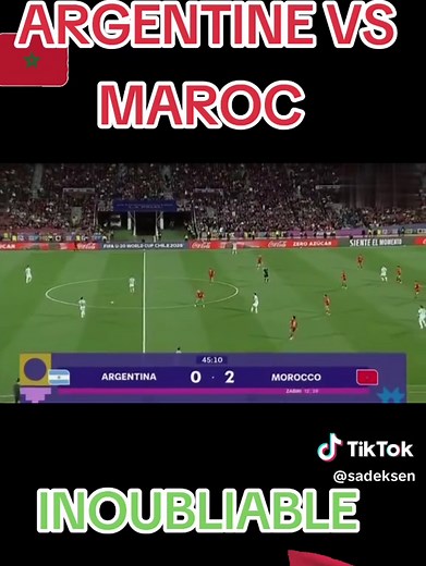 Maroc remporte la finale contre l'Argentine