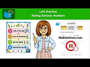 Practice Adding Rational Numbers - Fractions and Decimals - 7.NS.A.1b