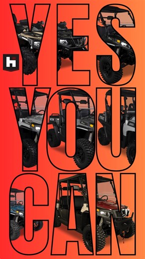 Yes, you can conquer any terrain with Hisun Motors! Whether it's the durable Sector, versatile Tactic, or powerful Strike, our lineup is built to handle every adventure. Explore with confidence and embrace the journey. #HisunMotors #Sector #Tactic #Strike #OffRoadAdventure #YesYouCan | HISUN Motors Corp., USA | Facebook