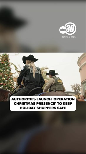 With Thanksgiving break in full effect and Christmas around the corner, now is the time when stores will be flooded with shoppers. On Wednesday, the Fresno PD, the Fresno Co. Sheriff's Office and the CHP announced 'Operation Christmas Presence'. Officers from every agency in uniform and undercover will be patrolling busy shopping malls and centers for the next several weeks. Link in bio for more.