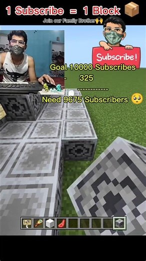 1 Sub = 1 Block 😳 Pyramid Challenge STARTS! | Hour 0 🧱🔥 #1Sub1Block #Minecraft #Gaming #Shorts