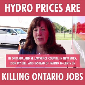 91K views · 2K reactions | Officials in New York State contacted this Ontario employer to sell her on moving her business south of the border. Their sales pitch? Her hydro bills are 300% higher in Ontario than they would be in New York. Credit: Coalition of Concerned Manufacturers of Ontario | Ontario Proud | Facebook