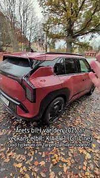 Årets bil i världen 2025 är veckans testbil: KIA EV3 (GT Line)