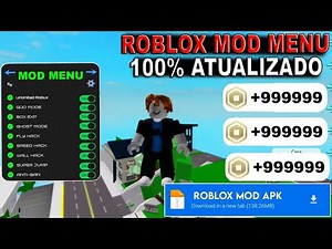 ROBLOX APK MOD MENU HACK ROBUX INFINITOS ATUALIZADO 2026 + LINK DIRETO MEDIAFIRE