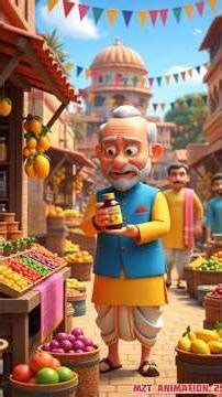 The Magical Mango Tree 🍋 | Grandpa Gets Rich Then Cries | #ai #cartoon #shorts #viral