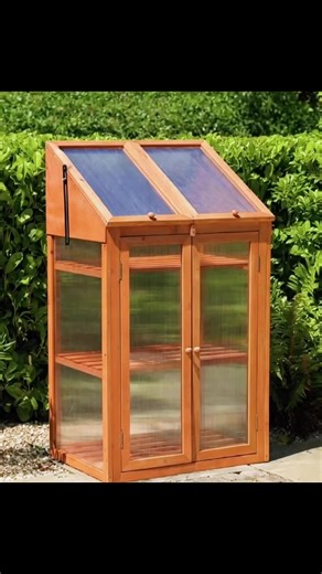 High quality and large wooden cold frame/ greenhouse for your garden. Keep plants protected all year long or get your seeds started early. Check out the deal drops!! #TikTokMadeMeBuyit #garden #seeds #growyourownfood #UKGarden