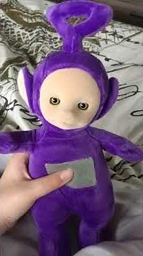2016 Teletubbies Talking Tinky Winky Toy Plush Review 💜💼🍪🧃