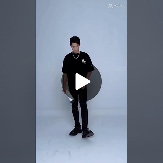 Creative Outfit Transformations in a Studio Setting