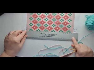 How To Work A Fair Isle Chart When Knitting Flat On Two Needles