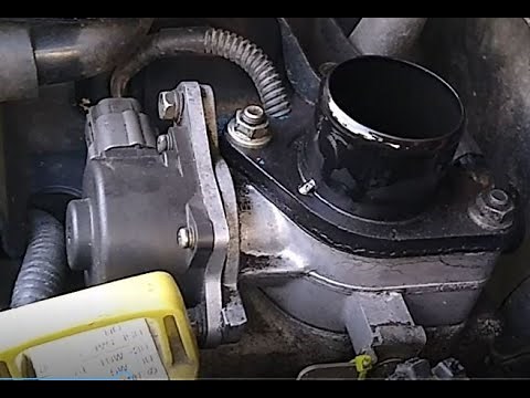 4JX1 engine throttle plate in operation using GM Tech2