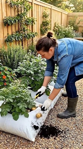 Woman Grew Potatoes in Bags — What Came Out Shocked Everyone 😳