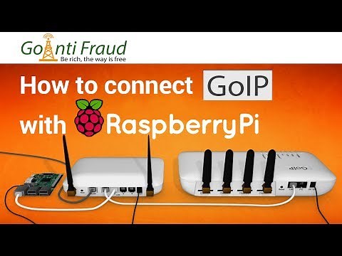 How to connect GoIP gateway with Raspberry PI3. Step-by-step instructions by GoAntiFraud