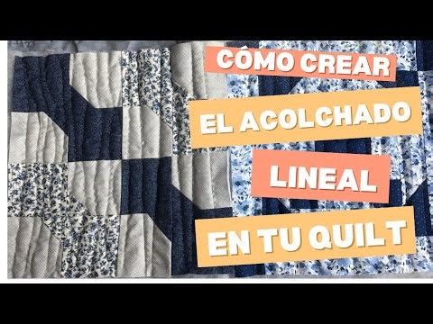 Cómo Hacer el Acolchado Lineal en Tu Quilt