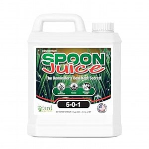 Spoon Juice Liquid Fertilizer & Bio Stimulant – 1 Single Gallon (128 oz) = Covers up to 8,500 sq ft with Humic Acid Kelp Iron Blend for Lawn Trees Shrubs Flowers Gardens Potted Plants