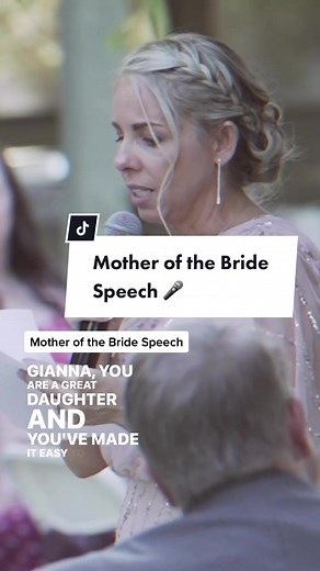 A heartfelt speech by the mother of the bride. We capture these moments and more with our unique wedding videography. #californiaweddingvideographer #californiaweddingvideographers #weddingfilmstyle #weddingsonfilm #weddingspeeches #weddingspeech #weddingcinematography #weddingfilmmakers #2023weddingtrends