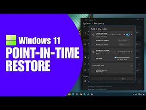 Windows 11: Point-in-Time Restore (FULL GUIDE)