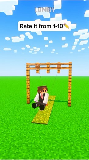 Lomby on Instagram: "Working Swing💨 #minecraft #minecrafthacks #minecraftbuilds #minecraftbuilding #minecrafttutorial #minecraftideas #minecraftbuildideas #minecraftbedrock #minecraftpe #minecraftbuildhacks #minecraftmodern #mc #redstone"