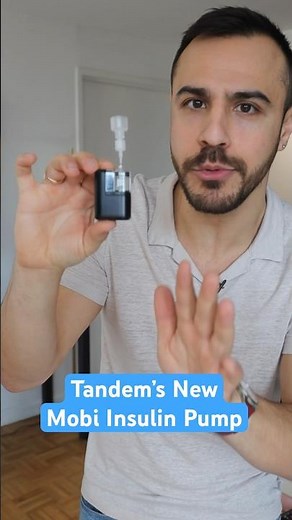Meet Mobi, Tandem’s new pump - the smallest tubed hybrid closed loop insulin pump! #t1d #insulinpump