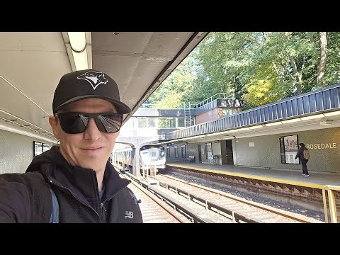 Toronto LIVE: Rosedale Valley Fall Colours (Go Jays!)