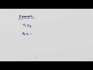 Example percent ionic character