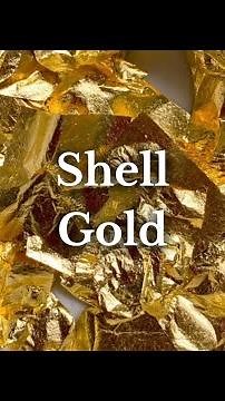 How to Make Traditional Shell Gold Paint