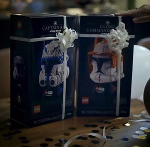 This ad is glorious :) Captain Rex (75349) and Commander Cody (75350) helmets alavilble from available from 1. march 2023. Preorder now: https://amzn.to/3kVZ96s | Star Wars: Gamers