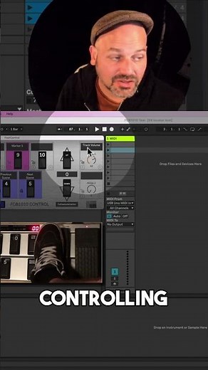 Control Reverb & Volume with Pedals! Ableton Tutorial Inside #shorts