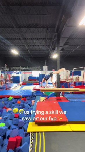 And now it’s my dismount (videos of me first trying it 😂) #gymnastics #viral #tiktok #gymnast #fyp @Cindel