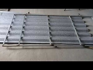 GATE MADE WITH METALON AND ZINC TILE