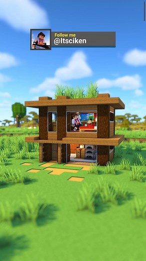 136K views · 1.1K reactions | Minecraft Spruce House ️ Shaders : BSL Texture Pack : Faithful 64x Music : Cafune - Tek It (Speed Up) #reels #minecraft #minecraftbuilds #minecrafttutorial | Itsciken | Facebook