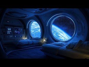 Spaceship Ambience & Brown Noise for Deep Sleep | Sci-Fi Sounds for Relaxation and Stress Relief