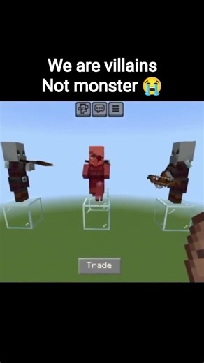 we are villains not monster #minecraft #youtubeshorts #viralshorts
