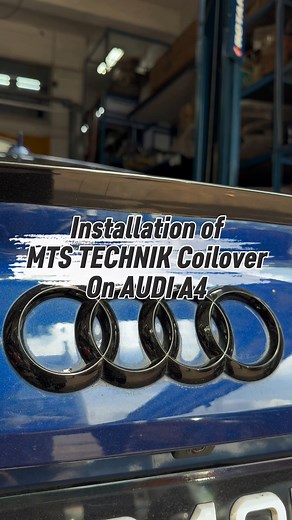 Installing MTS Technik coilovers on this Audi A4 today. The adjustable setup allows precise ride height control and improved damping, giving the A4 a tighter, more composed drive. Lowering the center of gravity reduces body roll, sharpens steering response, and enhances overall stability for daily use. #AudiA4 #MTSTechnik #CoiloverInstallation #SuspensionUpgrade #WorkshopLife #JeepCheeGarage #HandlingUpgrade #GermanEngineering #jeepchee #jeepcheegarage | Jeep Chee Garage