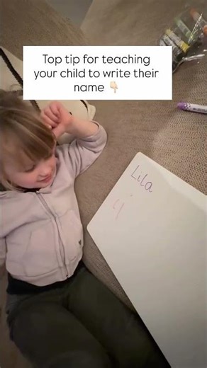 Teach your preschool child to write their name with the SOUNDS the letters make ✅