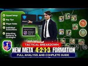 🔥 NEW META 4-2-1-3 Formation FULL Breakdown | Tactics, Instructions & Attacking Patterns | eFootball