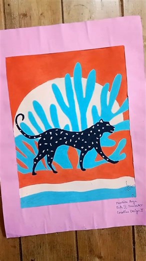 Creative Animal painting/ 2D Animal drawing #shorts #viral #trending #animals #2d #drawing