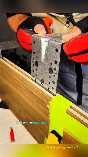 DIY Floating Shelf Installation – Perfect Wood-Look Finish! 🔥