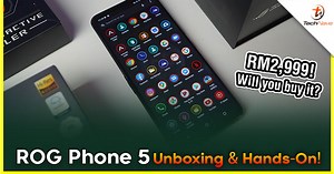 ROG Phone 5 with Snapdragon 888 5G chipset and 144Hz refresh rate ! | Unboxing & Hands-On! | TechNave