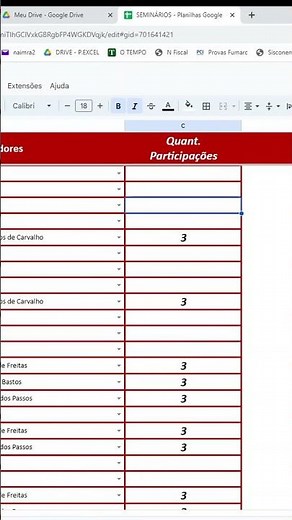 PLANILHAS GOOGLE: como usar fórmulas em portugues?