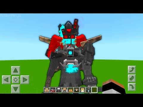 Skibidi Toilet ADDON UPDATE in MINECRAFT PE