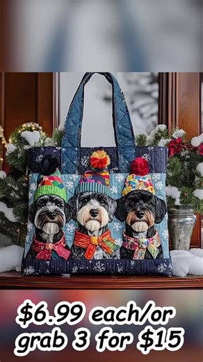 🎄 Christmas Sale Starts Now!✨ Add a touch of fluffy joy to your day with this adorable tote! 🐾👜The perfect holiday gift!🔥Everything Must Go! Your favorites now $4.99 each — or 3 for $15! Don’t scroll past — these prices won’t be back!#handbag #Christmassales #Christmasgift #LimitedTime #ClearanceSale