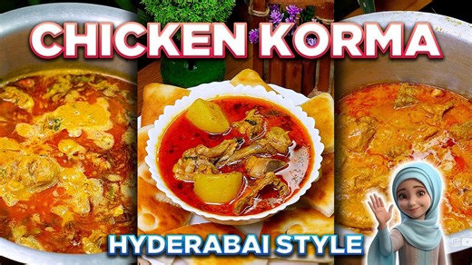 Hyderabadi chicken korma