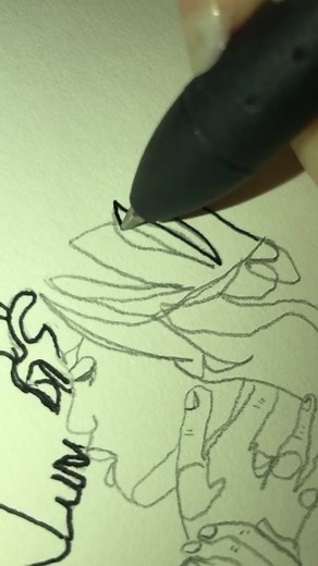 Erasing the pencil lines is always my favoriteee #art #watercolor #foryoupage #fyp #artist #shoppinghaul #draw #kiss